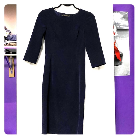 Zara Navy Dress - Picture 1 of 3